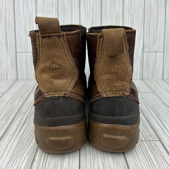Wolverine Chelsea Brown Leather Waterproof Slip Resistant Ankle Boots Size 11.5 main image 4